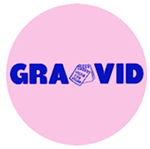 En rosa cirkel med texten Gravid vecka för vecka i samarbete med Folksam