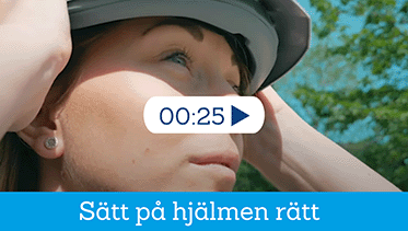 Film: Så tar du på hjälmen på rätt sätt