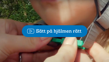 Sätt på hjälmen rätt